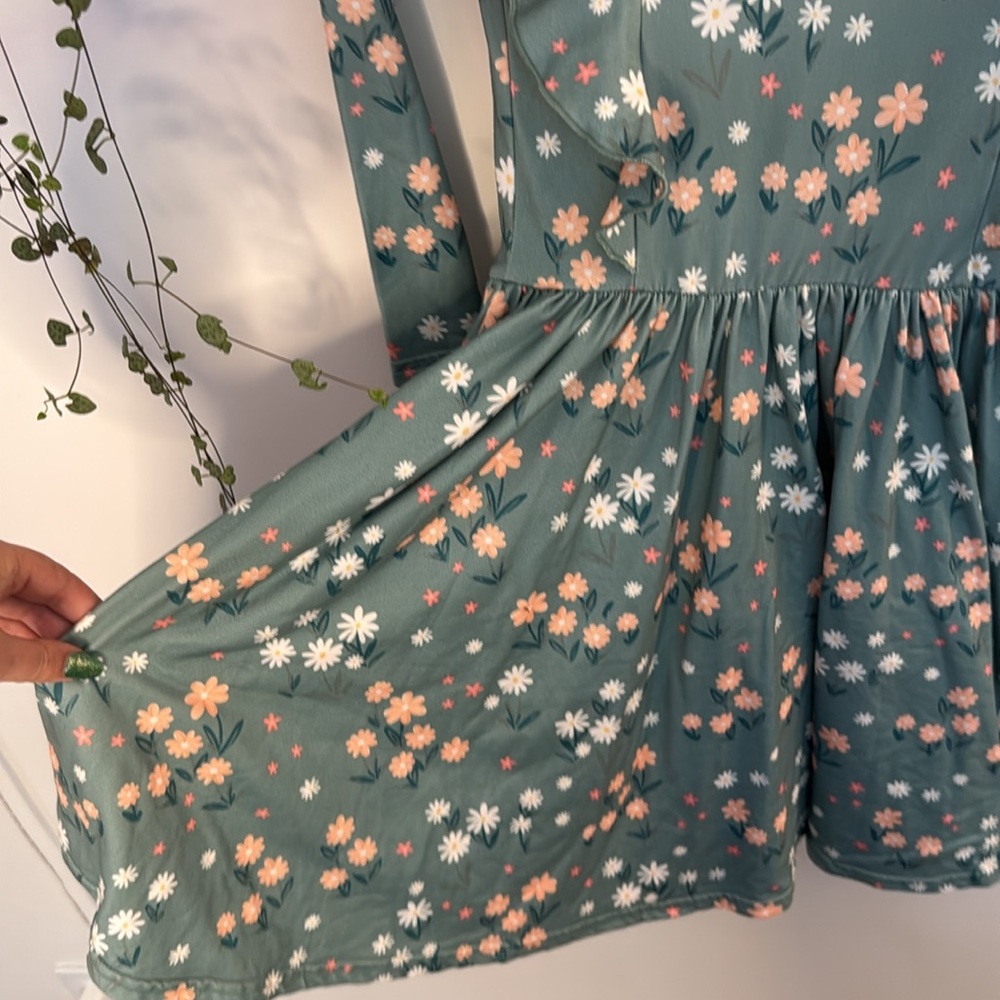 Dot dot smile brand, girls floral dress “The Ruffle Dress” - Picture 4 of 5